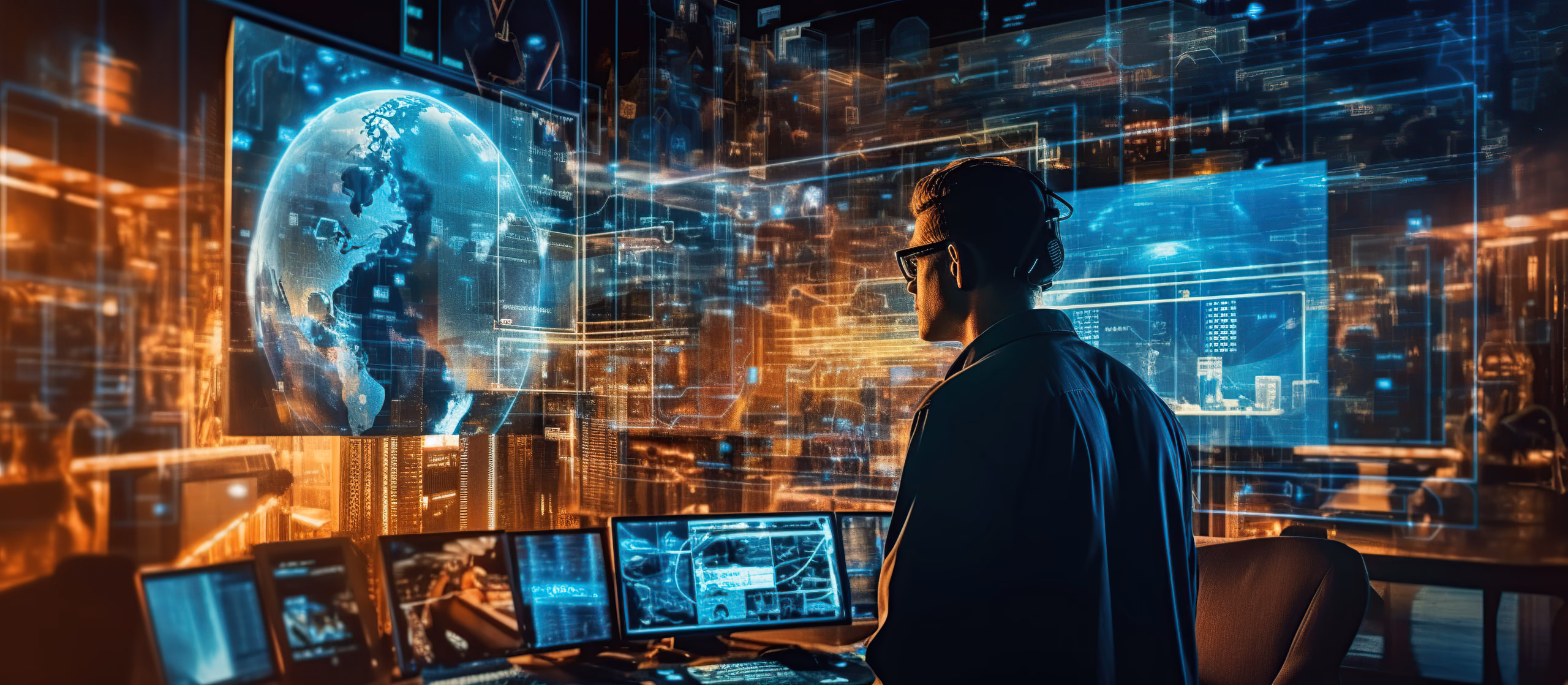 KP Infotech office - modern workspace with digital technology